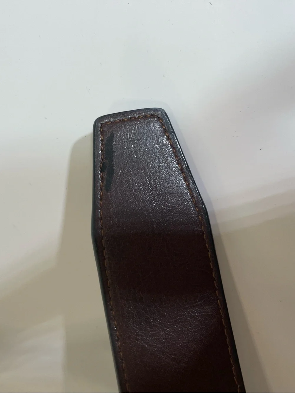 Dockers Big & Tall 54 Men's Genuine Leather Belt New Reversible Black/Brown